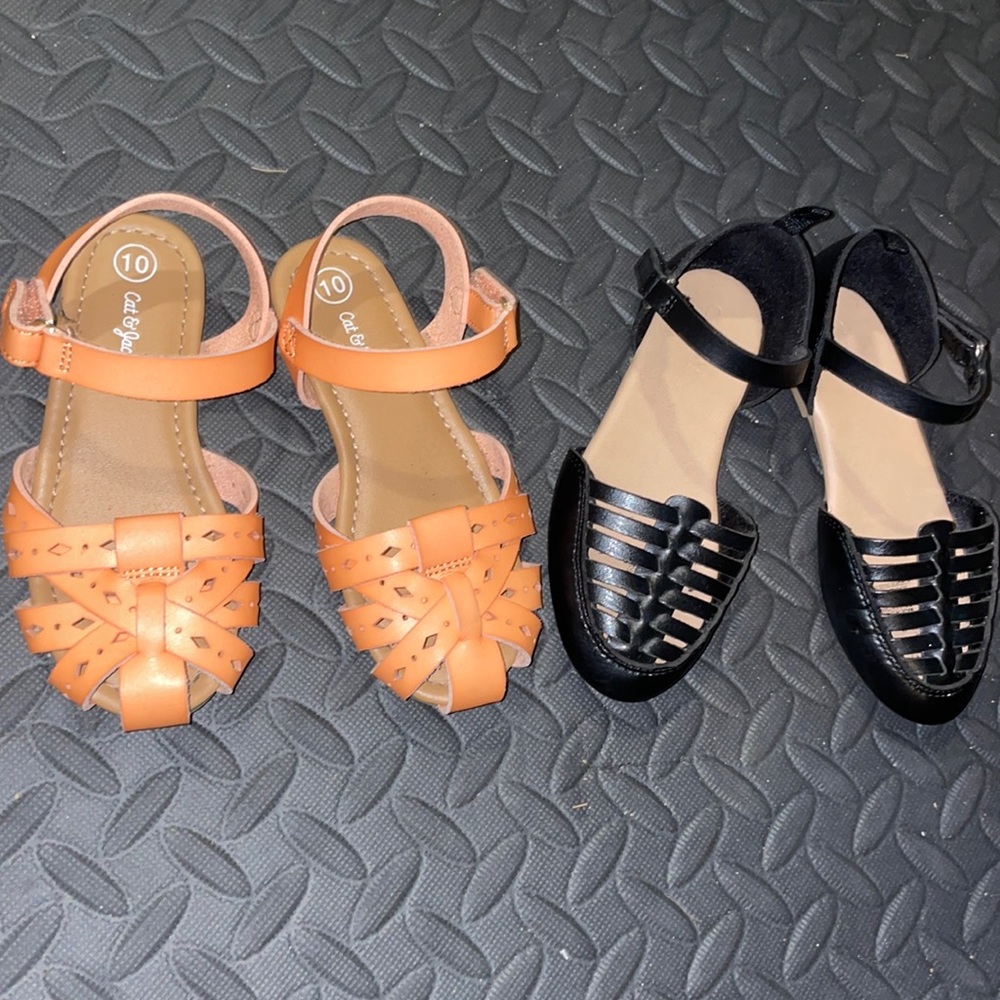 2 PAIRS - set girls sandals